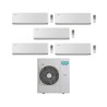 Hisense Climatizzatore Energy Pro X Penta Split 9+9+9+9+12 con 5AMW125U4RTA Inverter Wi-Fi R-32 Classe A++