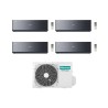 Hisense Climatizzatore Energy Pro X Black Quadri Split 9+9+9+18 con 5AMW105U4RQC Inverter Wi-Fi R-32 Classe A++