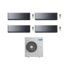 Hisense Climatizzatore Energy Pro X Black Quadri Split 12+12+12+12 con 5AMW125U4RTA Inverter Wi-Fi R-32 Classe A++