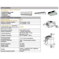 Sauermann Mini-pompa SI-27 per climatizzatori fino a 20kW scarico condensa dettagli tecnici