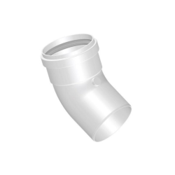 Curva 45° M/F Per Caldaia Condensazione Rigida PPS Bianca Diam.80 2