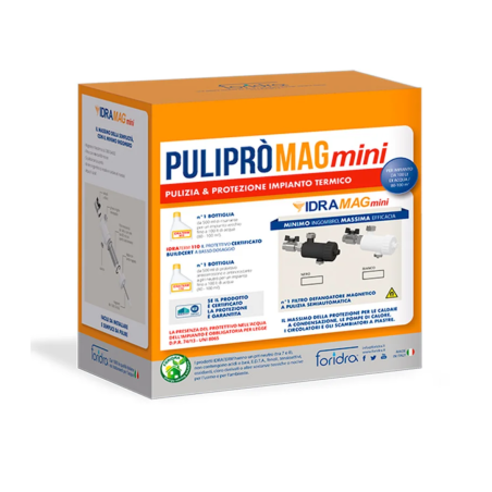 Foridra Puliprò Mag Mini Defangatore + Idraterm 110 + Idraterm 805