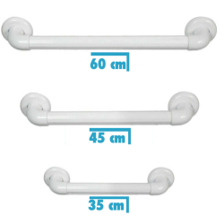 MANIGLIONE DI SOSTEGNO ALLUMINIO PER DISABILI ANZIANI MAX 120 KG