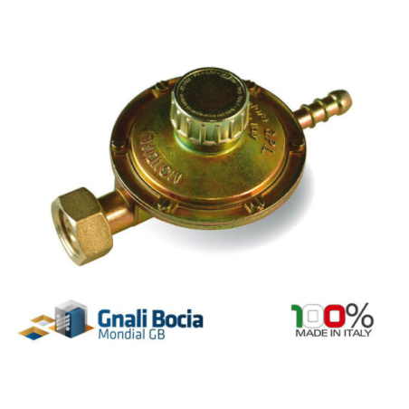 Regolatore di pressione  orizzontale a taratura variabile per gas GPL Bombola