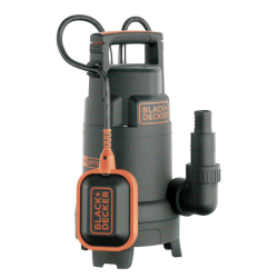 Black+Decker Elettropompa per Acque Scure/Chiare BXUP750PTE