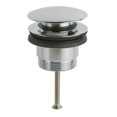 Damast Piletta Di Scarico Click-Clack Tondo Universale In Ottone 1"1/4