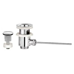 Piletta in ottone 1"1/4 con saltello automatico tappo incluso dettaglio