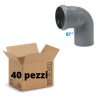 CONF. 40X CURVE 87° POLIPROPILENE DIAMETRO 32 mm INNESTO