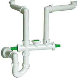 Bonomini Sifone Lavello Salvaspazio  2 Vie 1"1/2