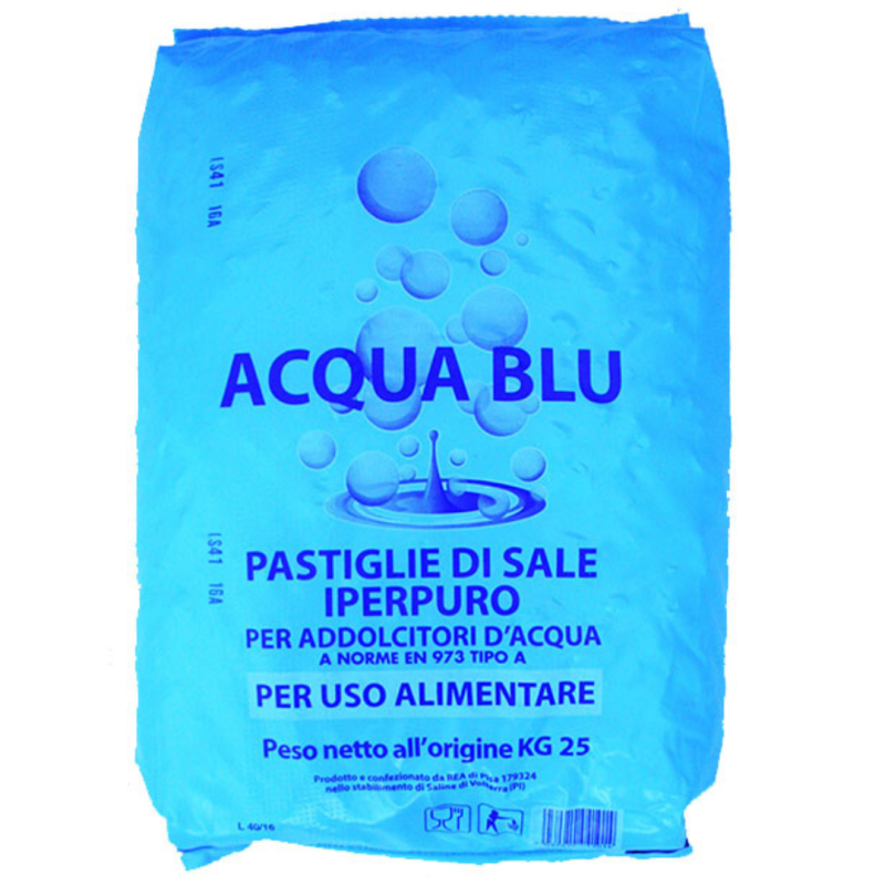 PASTIGLIE ACQUA BLUE PER ADDOLCITORI 25 KG