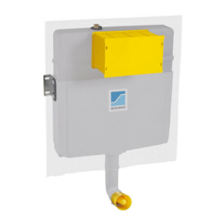 Schwab Cassetta da incasso per WC Doppio Scarico Mod. UP 199