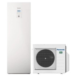 Panasonic Pompa di Calore Splittata Aquarea All In One 7/9 KW con WH-ADC0309J3E5C Monofase Inverter R-32 Classe A+++
