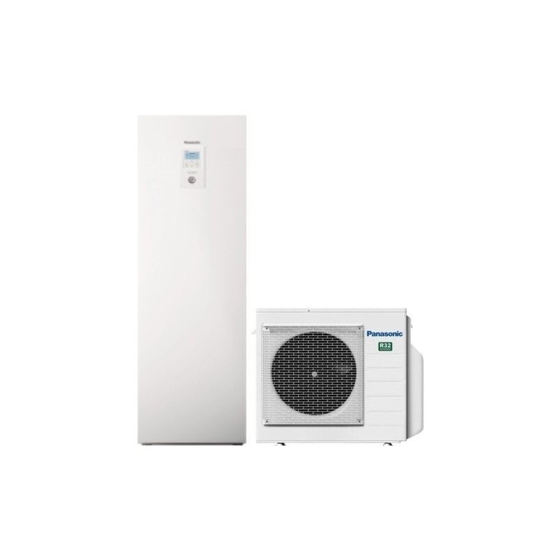 Panasonic Pompa di Calore Splittata Aquarea All In One 7/9 KW con WH-ADC0309J3E5C Monofase Inverter R-32 Classe A+++