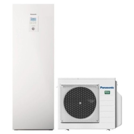 Panasonic Pompa di Calore Splittata Aquarea All In One 7/9 KW con WH-ADC0309J3E5C Monofase Inverter R-32 Classe A+++