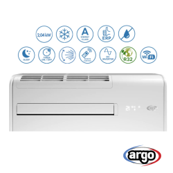 Argo Climatizzatore monoblocco Apollo 10SC 7000 Btu Inverter R-32 Wi-Fi integrato Caratteristiche