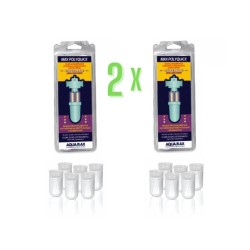 RICARICHE DI POLIFOSFATI MAXPOLYQUICK AQUAMAX 12 CARTUCCE PER FILTRO ANTICALCARE