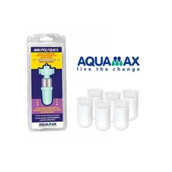 RICARICHE DI POLIFOSFATI MAXPOLYQUICK AQUAMAX 12 CARTUCCE PER FILTRO ANTICALCARE