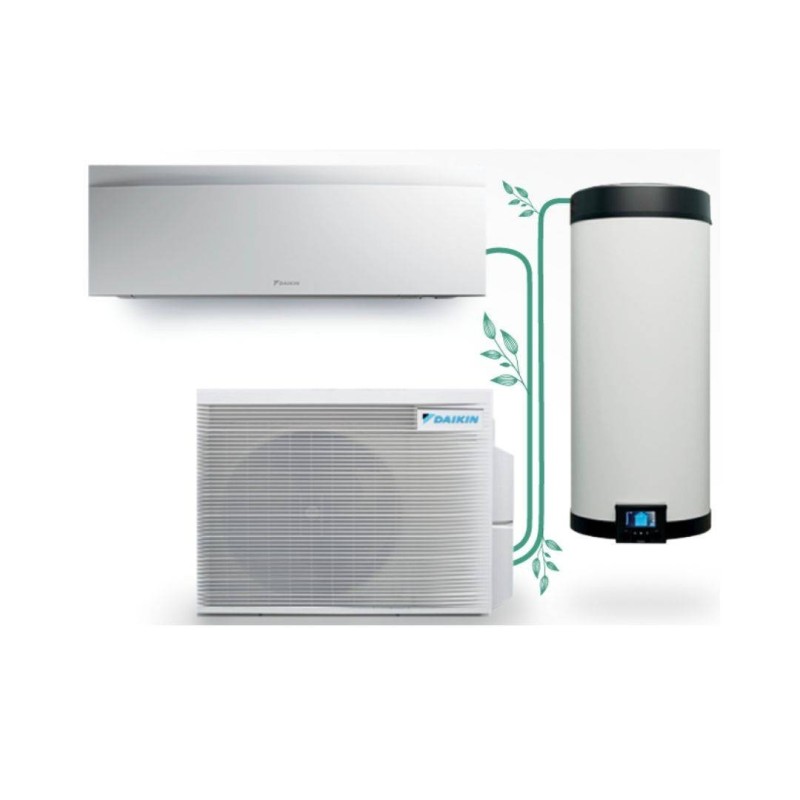 Daikin Sistema MultiSplit + Serbatoio A.C.S. 120L Multi+ con 4MWXM52A(9) Inverter Wi-Fi Classe A