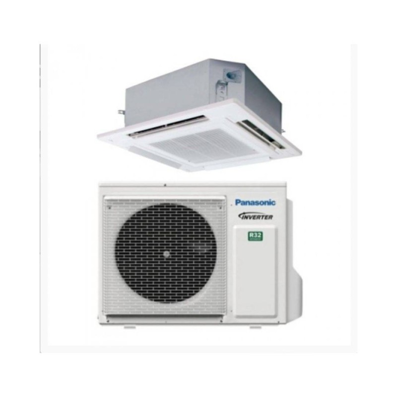 Panasonic a Cassetta 90x90 Monosplit a 4 vie 24000 Btu U-71PZ3E5A - S-6071PU3E Gas R-32