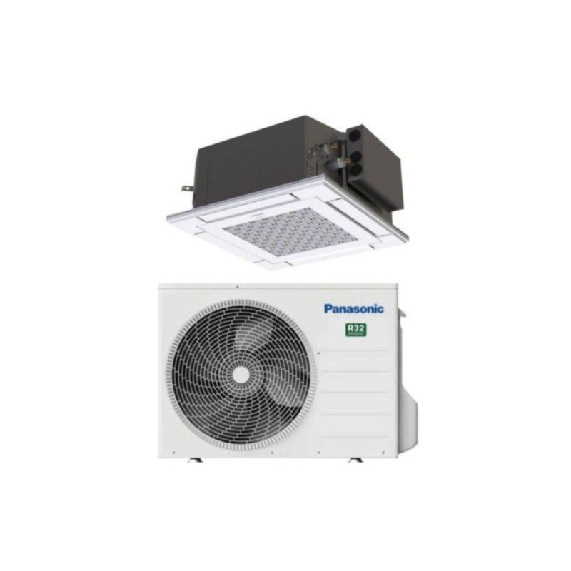 Panasonic a Cassetta 60x60 Monosplit a 4 vie 9000 Btu U-25PZ3E5 - S-25PY3E Gas R-32