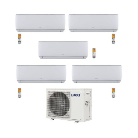 Baxi Climatizzatore Penta Split Astra 7+7+9+9+9 con LSGT125-5M Inverter R-32 Wi-Fi Opt. Classe A++