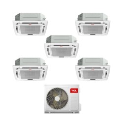 TCL Climatizzatore Inverter Penta Split a Cassetta 12+12+12+12+12 con MT4250 Wi-Fi R-32 Classe A++