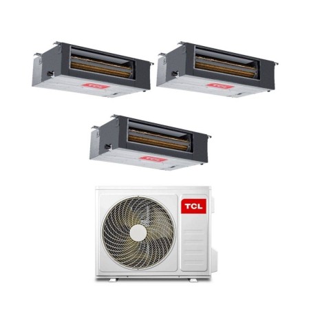 TCL Climatizzatore Trial Split Canalizzato 12+12+12 con MT3240 Inverter R-32 Classe A++