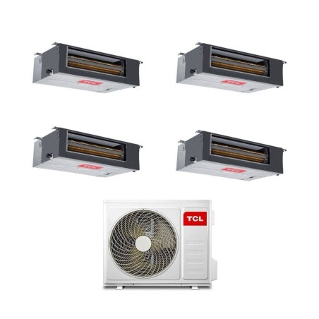 TCL Climatizzatore Quadri Split Canalizzato 9+9+12+12 con MT3240 Inverter R-32 Classe A++