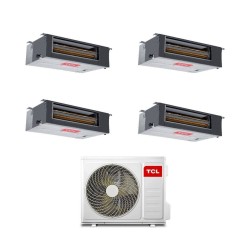 TCL Climatizzatore Quadri Split Canalizzato 9+12+12+12 con MT3240 Inverter R-32 Classe A++