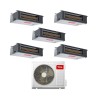 TCL Climatizzatore Penta Split Canalizzato 9+9+9+9+9 con MT4250 Inverter R-32 Classe A++