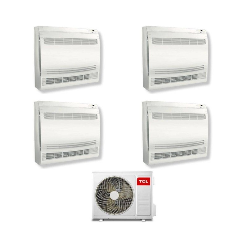 TCL Climatizzatore Quadri Split Console 9+9+9+18 con MT3240 Inverter R-32 Classe A++
