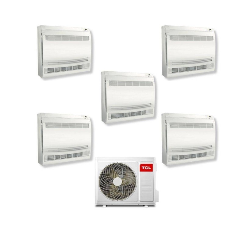 TCL Climatizzatore Penta Split Console 9+9+9+9+12 con MT4250 Inverter R-32 Classe A++