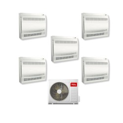 TCL Climatizzatore Penta Split Console 9+9+12+12+18 con MT4250 Inverter R-32 Classe A++