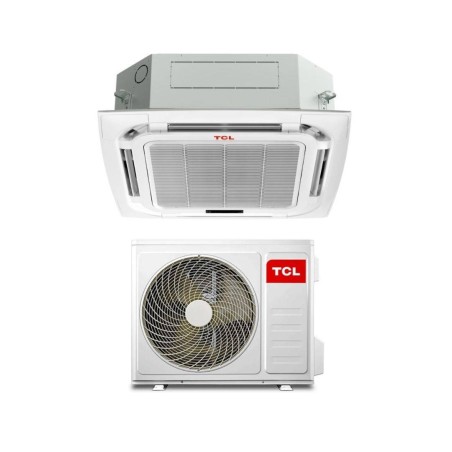 TCL Climatizzatore Monosplit a Cassetta MN24SS0 + MT2410 Inverter R-32 Wi-FI A++