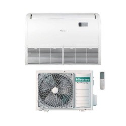 Hisense Climatizzatore Monosplit Soffito-Pavimento Serie Turbo 42000 btu trifase AUV125UR4RC8 Inverter R-32 A++