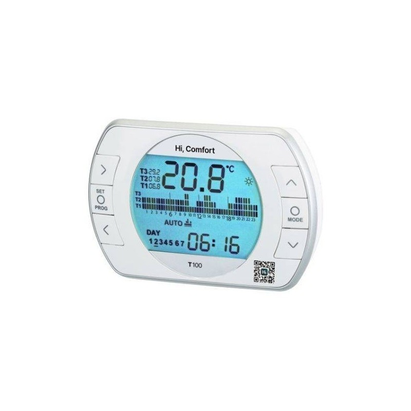 Riello Comando Remoto Cronotermostato Hi,comfort per Caldaia T100 20193352