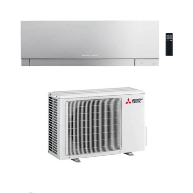 Mitsubishi Climatizzatore Monosplit Linea Kirigamine Zen MSZ-EF 9000 btu MSZ-EF25VGKS Silver Inverter R-32 Wi-Fi Classe A+++