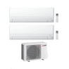 Mitsubishi Climatizzatore Dual Split MSZ-BT VGK 9+12 con MXZ-2F53VF Inverter R-32 Wi-Fi Classe A++