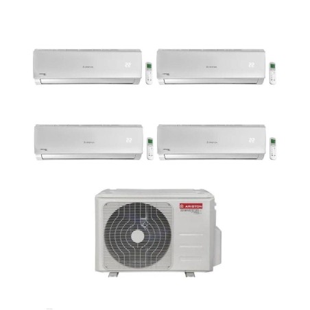 Ariston Climatizzatore QuadriSplit Alys R 32 9+12+12+12 con QUAD110XD0C-O Inverter Wi-Fi Optional Classe A++