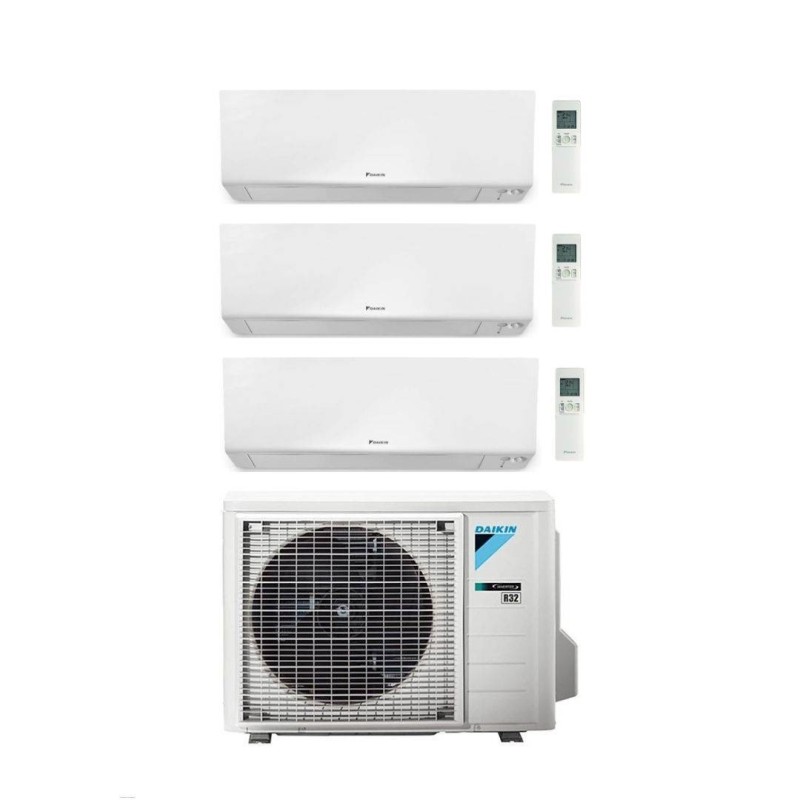 DAIKIN Climatizzatore Trial Split Bluevolution serie FTXM-R PERFERA  9+9+9 con 3MXM52A9 R-32 Wi-Fi Integrato
